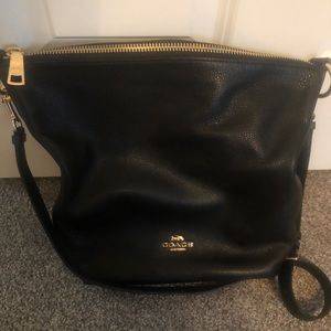 Coach Duffle - EUC - Black